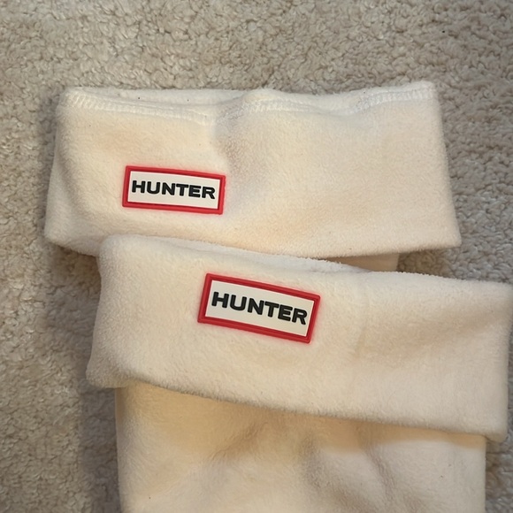 Off-White Fleece Hunter Boot Socks - Picture 3 of 5